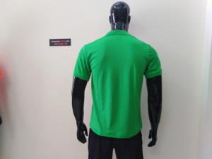 bán sỉ áo thun cá sấ poly trơn màu xanh lá , màu két