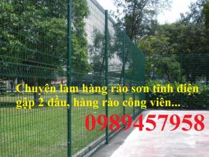Chuyên lưới thép hàng rào khu công nghiệp, hàng rào sân bóng đá, sân tennis