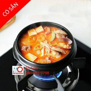 Bán tô/thố bằng đất nung màu đen tráng men chống dính làm cơm trộn, mì cay, bimbimbap giá tốt tại Phú Yên