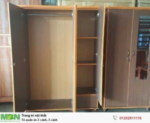 Tủ quần áo 2 cánh, 3 cánh