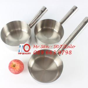 Bán gáo/ca inox 304 cán dài múc nước lèo, nước phở nóng Quận 5