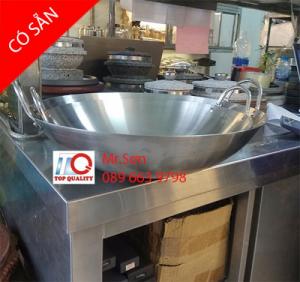 Quận 8 - Chảo inox công nghiệp 2 quai, chảo inox 2 quai size lớn giá tốt nhất