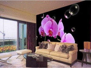 Giấy dán tường - sàn gỗ - tranh 3D