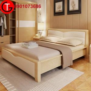 Giường ngủ gỗ óc chó tự nhiên