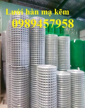 Bán lưới thép hàn bọc nhựa, Lưới thép D2 25x25, D3 50x50, D4 ô 100x100, Lưới đổ sàn