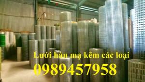Phân phối Lưới hàn mạ kẽm phi 3 ô 50x50 khổ 1m, 1,2m, 1,5m giá tốt