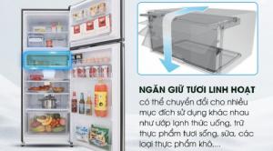 Tủ lạnh Sharp SJ-XP405PG-BK 364 lít Inverter
