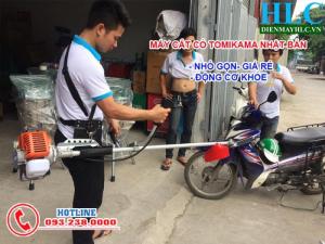 Máy cắt cỏ cầm tay mini Tomikama TK 330, động cơ 2 thì chạy xăng
