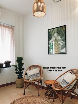 Ghế mây tre tự nhiên