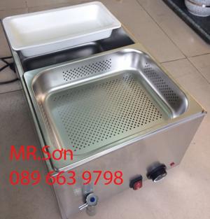 Quầy hâm nóng thức ăn bằng hơi nước mini - tủ hâm nóng thức ăn bằng hơi nước cách thủy sử dụng điện giá rẻ tại HCM
