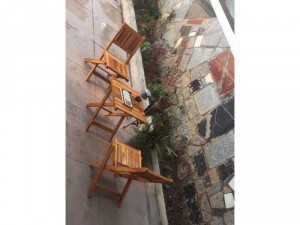 Bàn ghế gỗ cafe