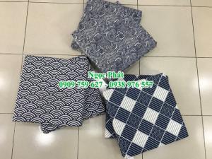 Nệm ngồi kiểu Nhật. Nệm lót ngồi, nệm ngồi bệt, đệm ngồi bệt ,đệm ngồi hoa văn Nhật