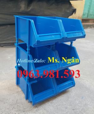Khay nhựa xếp chồng, khay đựng dụng cụ, khay linh kiện, kệ dụng cụ, khay nhựa linh kiện, khay nhựa đựng bulong, khay cơ khí