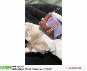 Mặt Nạ Màng Tế Bào Collagen Olee White( tặng kèm serum vàng 24k)