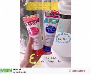 tẩy da chết mặt rosette peeling gel