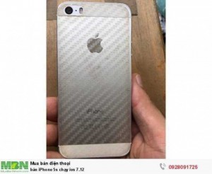 bán iPhone 5s chạy ios 7.12