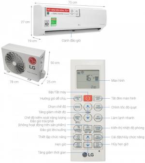 Điều hòa LG V10ENH 9000 BTU Inverter