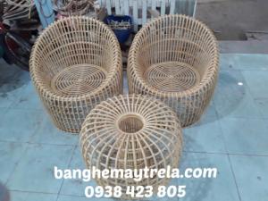 Bàn ghế mây tre đan