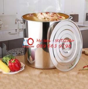 Nồi inox size lớn nấu bánh chưng, luộc bánh tét dung tích 170 lít giá rẻ tại Phú Nhuận