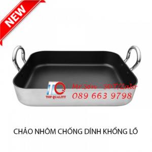 Chảo chiên chống dính hình chữ nhật bằng nhôm - Chảo nhôm chống dính chữ nhật có 2 quai xách tại Bình Thạnh