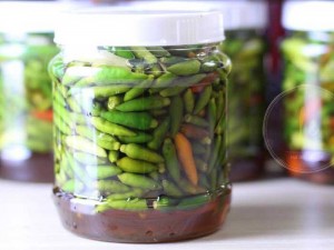 Ớt xiêm rừng ngâm mắm cốt
