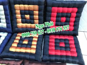 Đệm ngồi bệt 40x40x5cm. Đệm ngồi bàn trà. Nệm lót ngồi bệt cafe. Nệm ngồi bệt trà sữa. Nệm ngồi ghế - Gối tựa lưng.