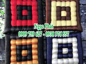 Đệm ngồi bệt 40x40x5cm. Đệm ngồi bàn trà. Nệm lót ngồi bệt cafe. Nệm ngồi bệt trà sữa. Nệm ngồi ghế - Gối tựa lưng.