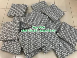 Nệm Ngồi Vải Bố Size 40x40x5cm - Nệm Ngồi Bệt Mousse. Đệm ngồi bệt. Đệm ngồi - Gối tựa lưng - Bàn Ghế Cafe Ngọc Phát.