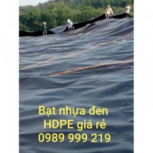 Bạt lót nhựa HDPE, bạt đen nhựa lót ao hồ giá rẻ