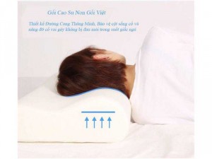 Gối cao su non Thông minh gv107 Gối chống đau cổ vai gáy