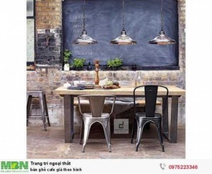 bàn ghế cafe giá theo hình