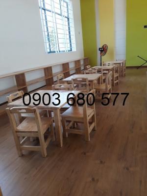 Chuyên bán bàn ghế bằng gỗ cho trẻ em mầm non giá ưu đãi