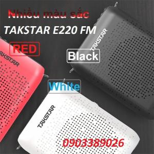 Máy trợ giảng Takstar E220 bị hỗ trợ giảng dạy tốt cho các nhà giáo, người rao bán hàng, hướng dẫn viên du lịch.v.v..