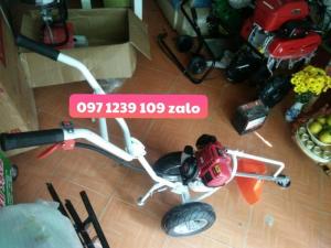 Máy cắt cỏ đẩy tay Honda GX35 phụ nữ, người già cũng dễ dàng sử dụng