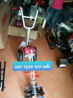 Máy cắt cỏ đẩy tay Honda GX35 phụ nữ, người già cũng dễ dàng sử dụng