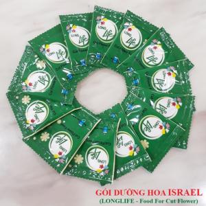 Bột dưỡng hoa tươi lâu Longlife của Israel - Combo 5 hộp Bảo Quản Hoa cắm bình tươi lâu và 14 ngày không THAY nước