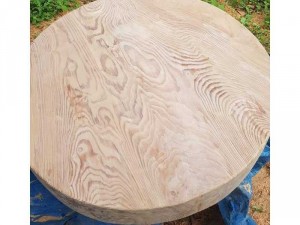 Mặt bàn tròn gõ du sam nhóm 1a