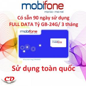 Sim 4G-tỷ GB mobifone có sẵn 3 tháng-24G3