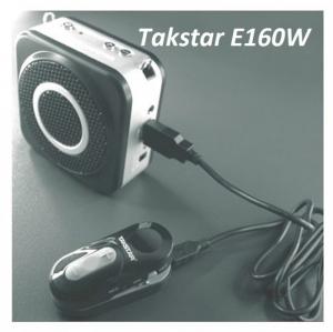 Máy trợ giảng không dây cao cấp Takstar E-160W cho tín hiệu âm thanh siêu nét và rõ ràng, khả năng phóng âm xa và phủ âm rộng.