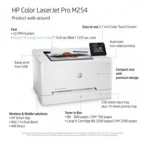 Máy in Laser màu HP Color Pro M254nw - chauapc.com.vn