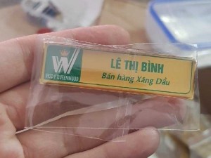 In bảng tên kim loại số lượng ít