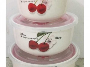 Sỉ bộ thố sứ 3 món có nắp
