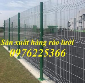 Hàng rào lưới thép mạ kẽm sơn tĩnh điện