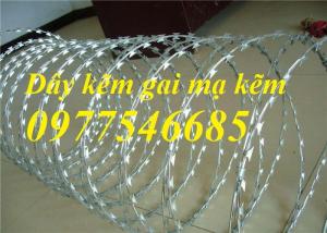 Chuyên sỉ , lẻ dây kẽm gai hình dao mạ kẽm ,lưới hình dao mạ kẽm