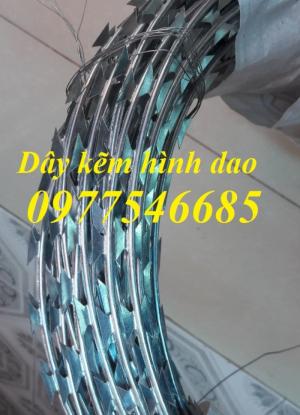 Chuyên sỉ , lẻ dây kẽm gai hình dao mạ kẽm ,lưới hình dao mạ kẽm