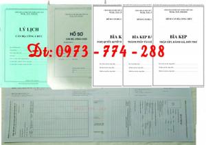 Các loại mẫu Hồ Sơ Viên Chức ....