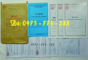 Trọn bộ mẫu Hồ sơ Công Chức, Viên Chức