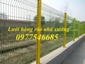 Lưới thép hàng rào sơn tĩnh điện , hàng rào lưới thép mạ kẽm