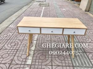 Bàn Làm việc D120xR60 MDF chống trầy, chân gỗ