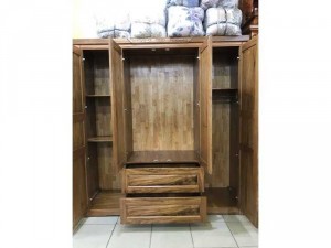 Bộ Tủ + Giường Gỗ Hương Xám Siêu Đẹp Giá 24 triệu